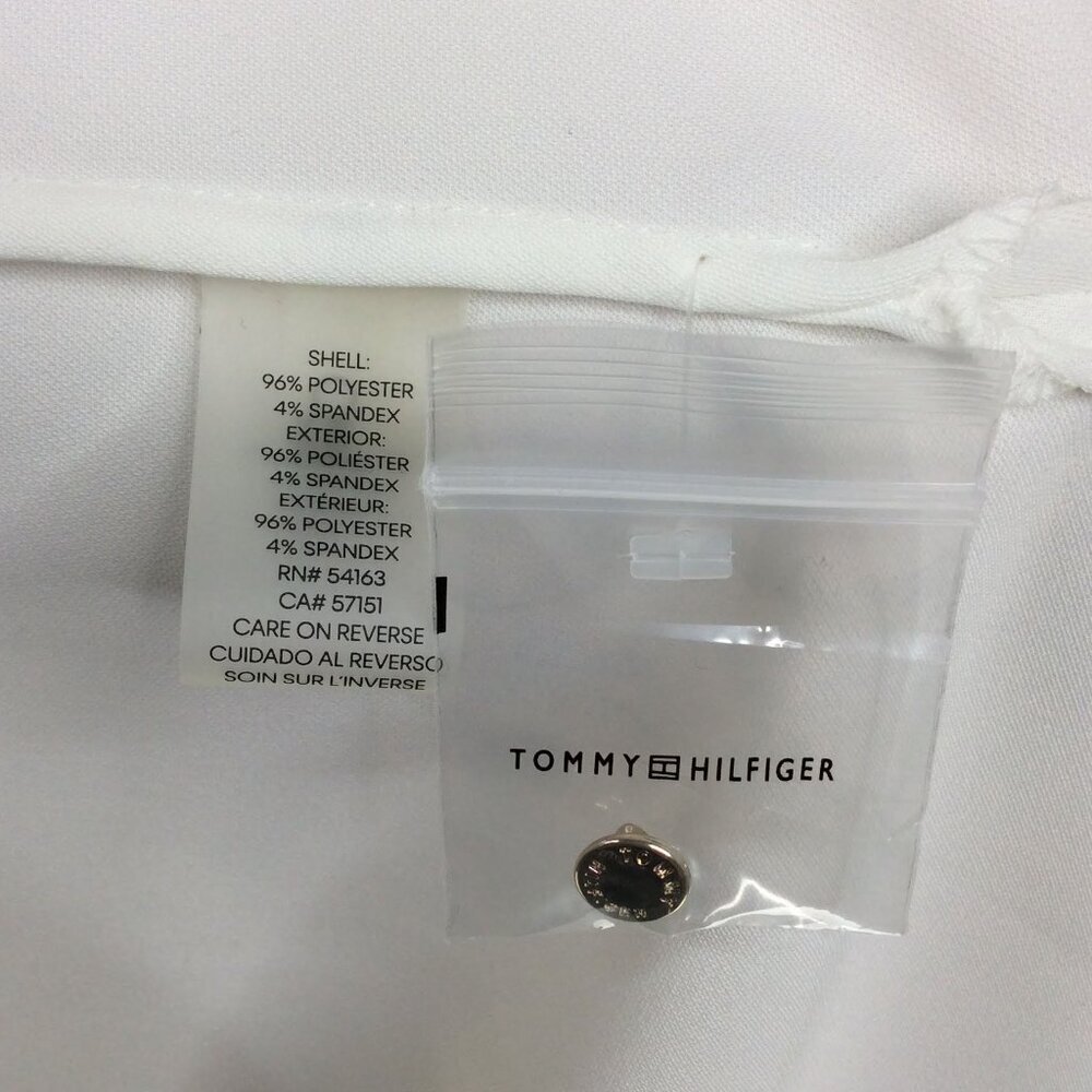Tommy Hilfiger Women's Tank Top Size Large White Ruffle Layered - Picture 9 of 9
